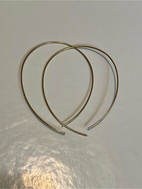 Minimalist Thin Gold Hoops